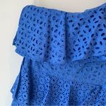 Lilly Pulitzer NWT Coastal Blue Oval Flower Petal Eyelet Josey Dress 6 Photo 6