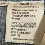 Cinch  Jeans White Label Cowboy‎ Western Blue Denim Straight Leg WOMEN's Size 18S Photo 10
