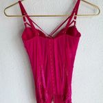 Victoria's Secret Victoria’s Secret Corset Lace Pink Garter Clips Size 34B Y2K Barbiecore Photo 4