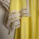 JC Penny JCPenney Yellow Maxi Dress with Lace Trim Photo 7