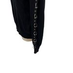 Furst of a Kind  Sweater Knit Open Sleeve‎ Grommet Ring Detail Black Size Medium Photo 6