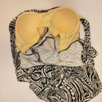 By Maxine Of Hollywood Skirted One Piece Bathing Suit Size 18W Black Photo 3