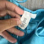 H&M crinkle blue maxi dress Photo 3