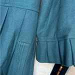 Nick & Mo Anthropologie Teal Pea Coat Blue Size M Photo 3