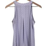 CAbi  Priscilla Top #5905 Women's Size Small White Purple Floral Print Business Photo 1