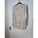 Lululemon Back in Action Long Sleeve Brown White Lightweight T-shirt Women's 12 Photo 4