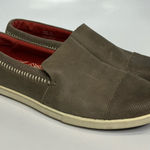 Olukai Alohi taupe leather slip on loafers womens size 7.5 casual neutral trendy Gray Photo 0