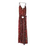 Raga Anthropologie Maxi Dress Women Small  Boho KeyHole Slit Festival Hippie Rave Photo 3