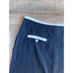 Reformation Marie Contrast Skirt Black White Size 8 Photo 2