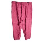 Eileen Fisher  Washed Organic Linen Delave Set Size Medium Geranium Photo 11