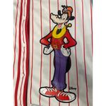 Moschino H&M Disney Goofy Mickey Mouse Baseball Jersey Shirt Red White Striped Photo 4