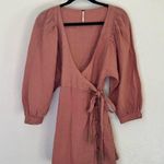 Free People NWOT Carino Linen wrap dress size XS Photo 1