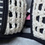 Victoria's Secret The Fabulous Crochet Trim Bikini Top Bra 32B Black Swimwear Photo 14