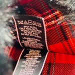 Victoria's Secret  Women Slipper House Shoe Large Multicolor Plaid Faux Fur Trim Photo 7