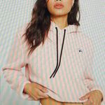 FILA Josephine Pink Sherpa Logo Hoodie Cropped Jacket, size M Photo 3