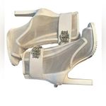 Karl Lagerfeld  White Open Toe Ankle Booties(Size 7M ) Photo 3
