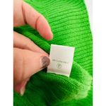 Lilly Pulitzer Bright Green Cashmere Wool Cable Knit Sweater Size Medium Preppy Photo 5