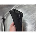 Arturo Chiang  Holly Shoes Heels 6M Black Leather Peep Toe Wedge Fashion Pumps Photo 4