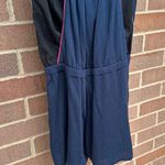Ramy Brook Après Navy Low Cut T Back Romper Size Medium Photo 5