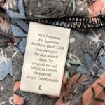 LuLaRoe RANDY 3/4 Raglan Sleeve Baseball Tee LARGE Floral Striped Photo 8