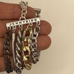 Jenny Bird  Austin Cuff Mixed Metals Stacked 5 Chain Bracelet Brand New Photo 11