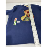 Womans Bobbie Brooks 16/18 Blue Pullover Sweatshirt Christmas Design Photo 6