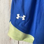 Under Armour  Women's Blue and Green Athletic Workout Sporty Shorts Sz XL NWT Photo 2