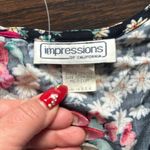 Impressions of California Vintage Floral Button Down Top Medium Photo 2