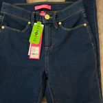 Lilly Pulitzer  dark blue jeans 00 size Photo 1