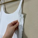 Quince  Womens 100% European Linen Scoop Neck Midi Dress White Basic Sleeved XS Photo 4