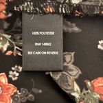 Torrid  Dark Floral Blouse with Pink Accents Photo 2