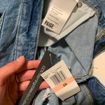 Paige NWT AFIA denim high rise distressed jean skirt! Photo 9