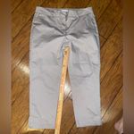 Liz Claiborne Gray Ankle Cropped Pants Lightweight Design size 16 Photo 1