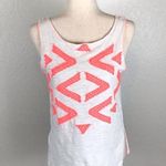We The Free Free People neon tangerine stitch cotton tank top XS Photo 0