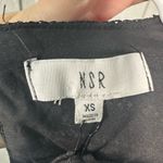 NSR Black Stripe Long Sleeve Round Neckline Midi Dress Size XS NWT Photo 11