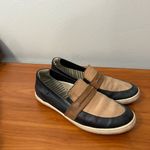 Taos Footwear Upward Women’s Penny Loafer Slip On Shoe Comfort Leather Tan Black Size 8 Photo 3