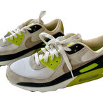 Nike  Air Max 90 Women's Size 7 Shoes White Gray Volt Running Sneakers EUC Photo 0