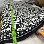 Chico's  3 Monochrome Paisley Mini Dress smocked waist Photo 12