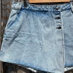 STUDIO BY THE WORKSHOP DENIM SKORT FOR Women Blue Size XL Photo 4