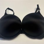Victoria's Secret  Bombshell Plunge Super Push-up Bra Size 34DD Black Satin NEW Photo 0