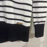 Tommy Hilfiger Breton Striped Turtleneck Sweater | Red, White & Navy Size Large Photo 2