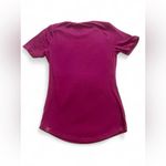 Lululemon Hold Tight Short Sleeve Shirt Magenta Purple Size 6 Small / Medium Photo 2