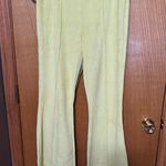 Aerie  yellow leggings NWT medium long $50 retail wide leg flare Photo 0