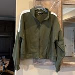 Roma Concept Vintage Retro Look Knit Jacket olive Green Comfy Roomy Small Medium Photo 4