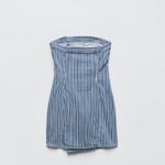 ZARA NWT  STRAPLESS STRIPED DRESS Photo 6