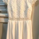 Francesca's White Lace Dress Photo 0