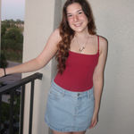 Edikted  Denim Mini Skirt Photo 0