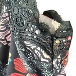 Foxiedox  Boston Proper Red Black Lace Floral One Shoulder Mini Dress size 8 Photo 5