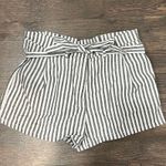 Love Tree Linen Blend Striped Shorts  Photo 0
