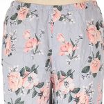 Nordstrom Vintage  Lingerie Floral Print Pajama Pull On Pants Women’s Size Medium Photo 2